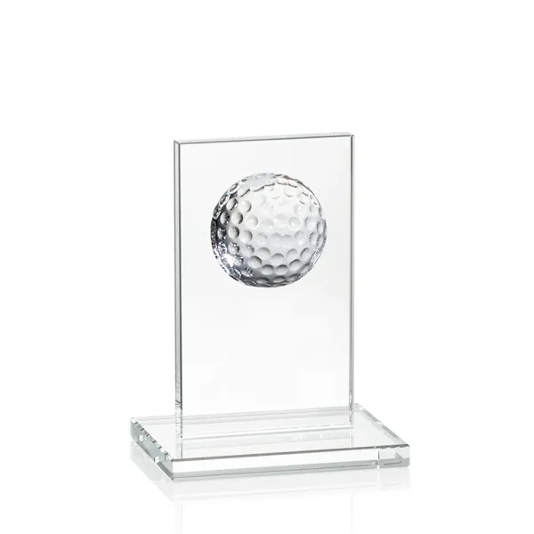 This illustrious Starfire Crystal award stands upright on an elegant Starfire... from ASI 84592 St Regis Group / St Regis