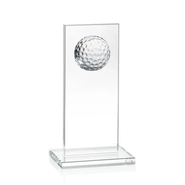 This illustrious Starfire Crystal award stands upright on an elegant Starfire... from ASI 84592 St Regis Group / St Regis
