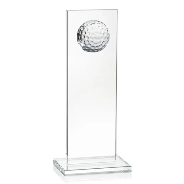 This illustrious Starfire Crystal award stands upright on an elegant Starfire... from ASI 84592 St Regis Group / St Regis