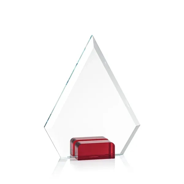 Unique arrow head shaped award with starfire optical crystal base.... from ASI 84592 St Regis Group / St Regis