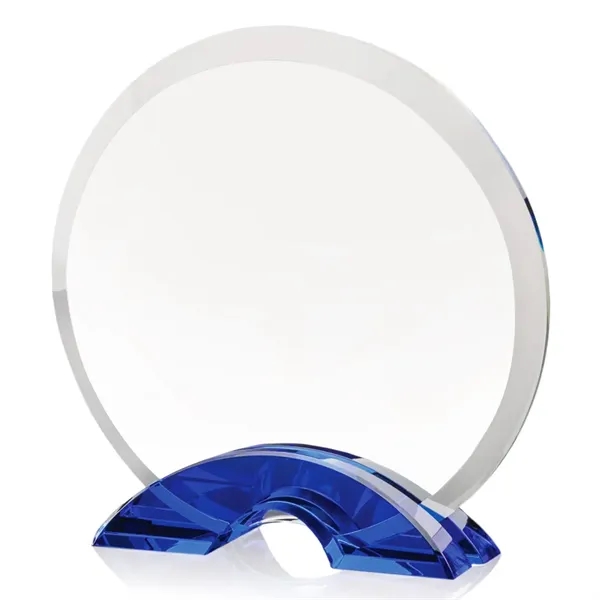 A beveled disc of pure optic crystal.... from ASI 84592 St Regis Group / St Regis