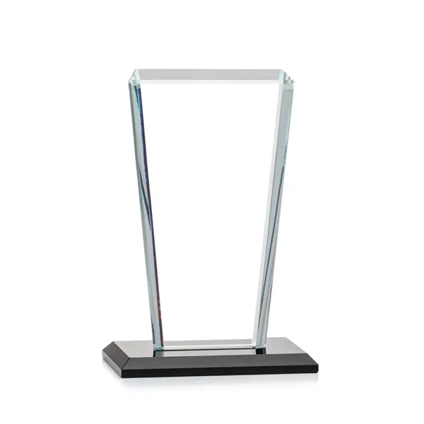 Our extraordinary beveled Starfire angular award is combined with ebony optical... from ASI 84592 St Regis Group / St Regis