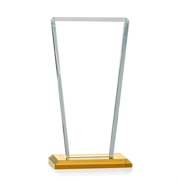 Our extraordinary beveled Starfire angular award is combined with amber optical... from ASI 84592 St Regis Group / St Regis