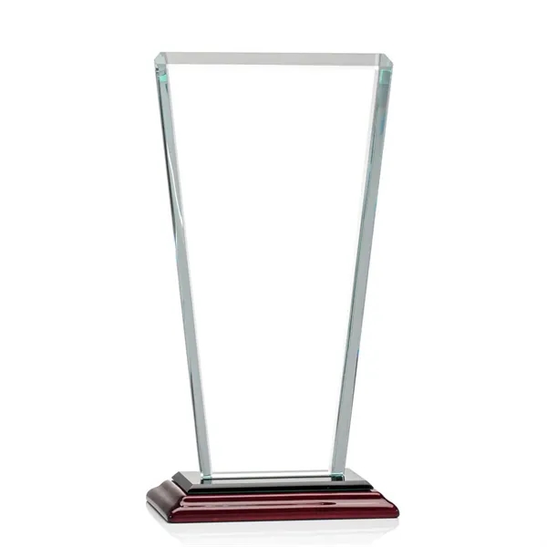 Our extraordinary beveled Starfire angular award is combined with Rosewood Albion™... from ASI 84592 St Regis Group / St Regis