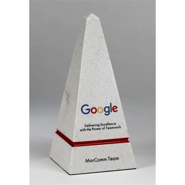 9" Obelisk award, 4" x 4" x 9". Made from recycled... from ASI 89860 StoneyCreek / StoneyCreek®