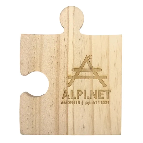 Wooden coaster in a puzzle piece shape.... from ASI 34415 Alpi International LTD
