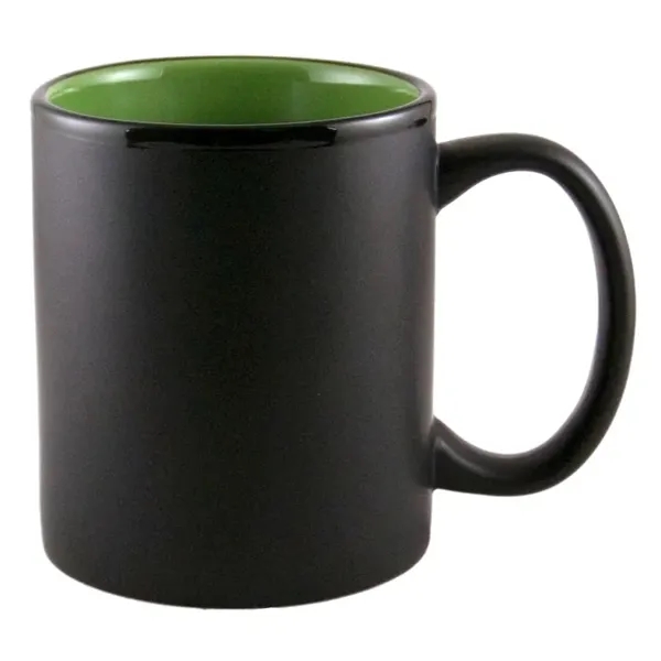 Cearmic Mug With Black Matte Exterior And Glossy Interior... from ASI 72657 Active Life Promo / Apres Ski
