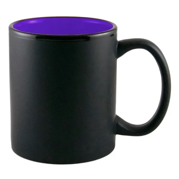 Cearmic Mug With Black Matte Exterior And Glossy Interior... from ASI 72657 Active Life Promo / Apres Ski