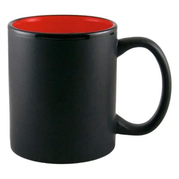 Cearmic Mug With Black Matte Exterior And Glossy Interior... from ASI 72657 Active Life Promo / Apres Ski