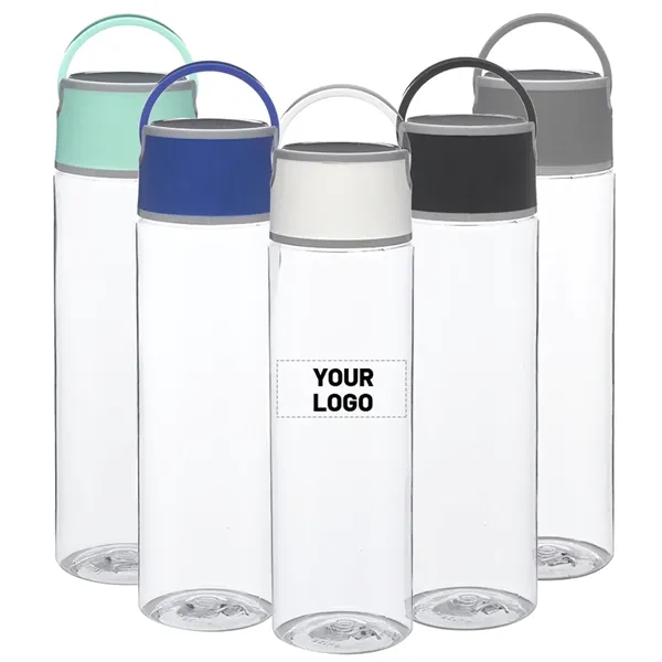 Clear body plastic bottle of 23 oz. capacity, with a carrying... from ASI 37218 Athena Promo (tm)