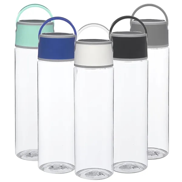 Clear body plastic bottle of 23 oz. capacity, with a carrying... from ASI 37218 Athena Promo (tm)