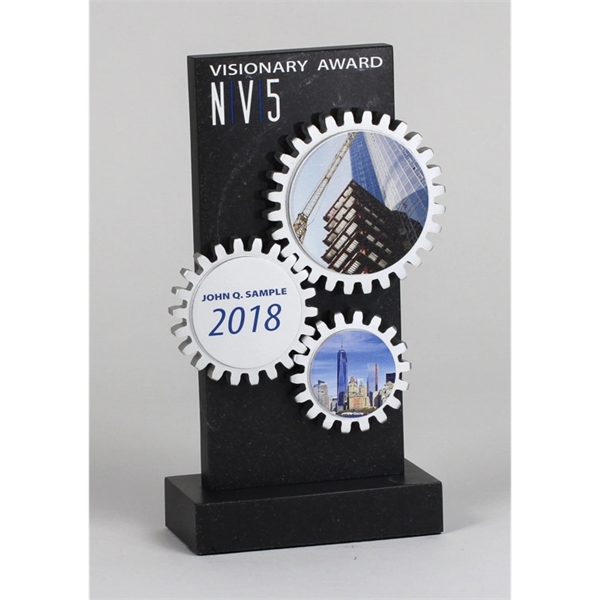 Large Gear Award, 5" x 2.5" x 9.5". Made in the... from ASI 89860 StoneyCreek / StoneyCreek®