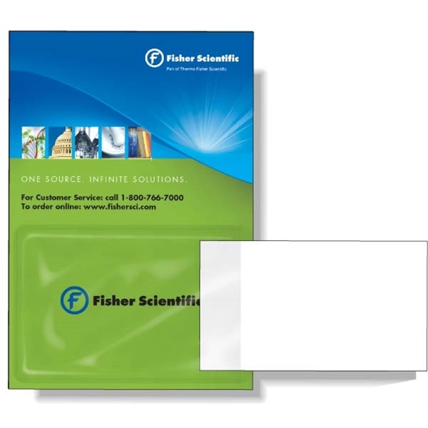 Magnetic appointment card holder with full magnetic back, clear vinyl sleeve... from ASI 87400 ArtechPro