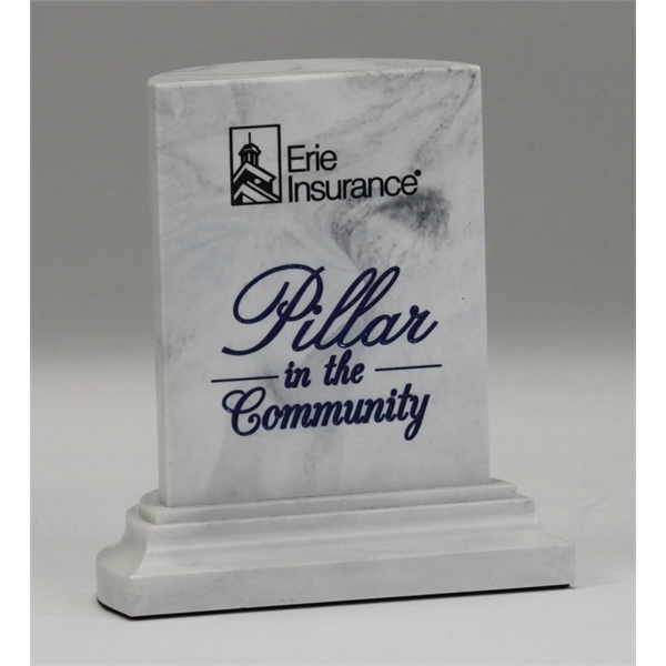 Half column desk award, 4" x 2.5" x 4.5". Contains recycled... from ASI 89860 StoneyCreek