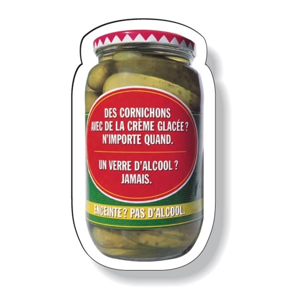 Custom Shape Vinyl Memo Magnet Full Color Imprint & varnish.... from ASI 87400 ArtechPro