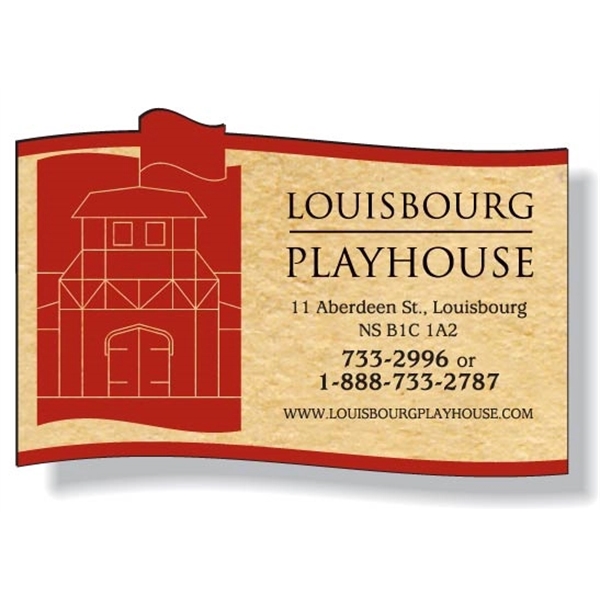 Custom Shape Vinyl Memo Magnet Full Color Imprint & varnish.... from ASI 87400 ArtechPro