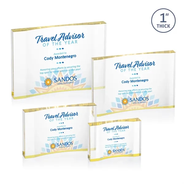 The Langworth VividPrint™ Award is a stunning, thick accolade featuring a... from ASI 84592 St Regis Group / St Regis