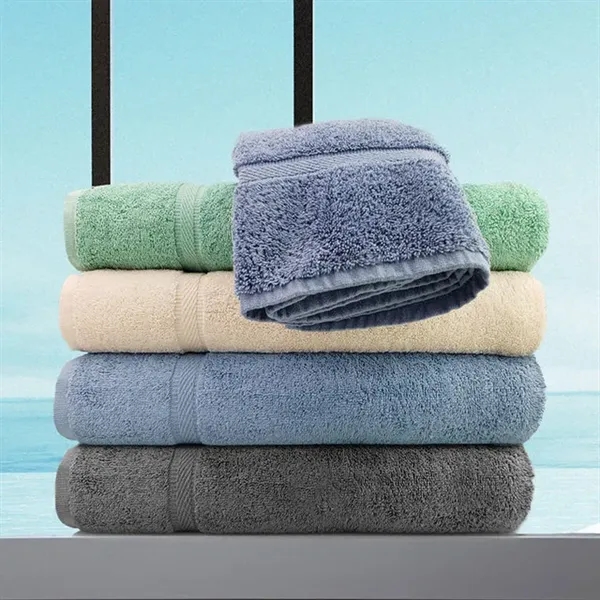 Bath Towel Set made from 100% ringspun cotton with a dobby... from ASI 79750 Pro Towels