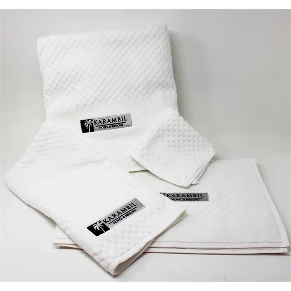 100% zero twist cotton with an allover checkered pattern. Bath Towel... from ASI 79750 Pro Towels