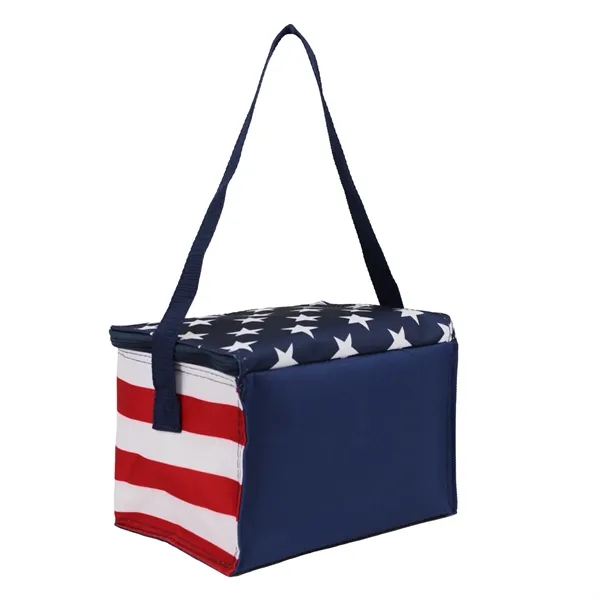 8.5" x 6" x 6" polyester cooler bag with PEVA lining,... from ASI 37980 Bagworld