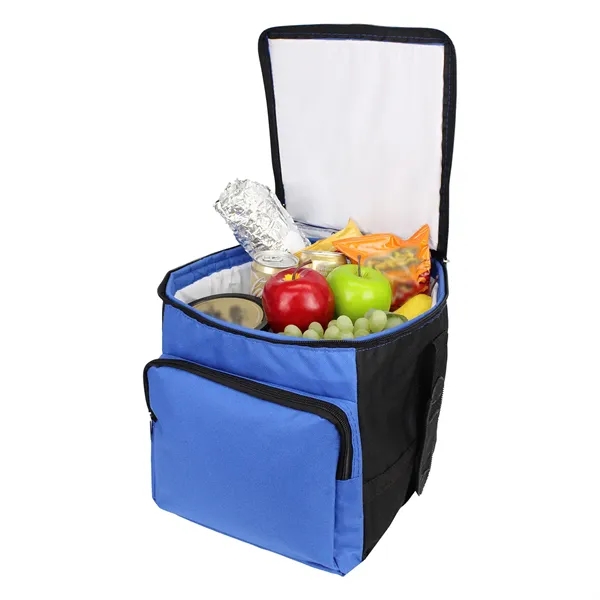 9.5" x 10.5" x 10" polyester insulated 24 can capacity cooler... from ASI 37980 Bagworld