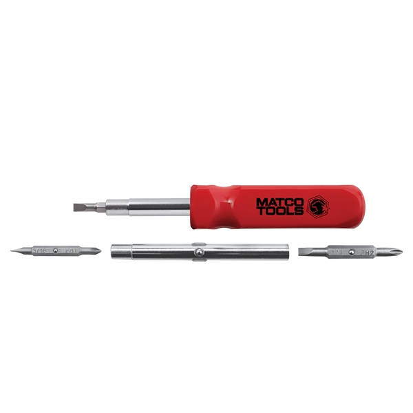 6-in-1 Heavy duty screwdriver, includes two dual-ended bits.... from ASI 34040 Alexander Mfg Co