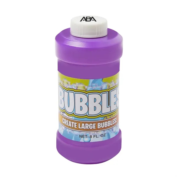 8 ounce container of bubbles and wand with imprinted cap.... from ASI 63549 Jornik Manufacturing Corp / Jornik