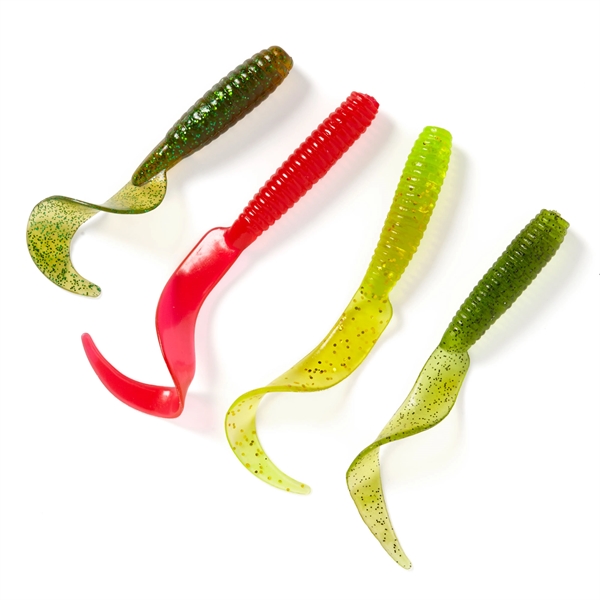 Fishing Pack with four grub lures in  6" x 5... from ASI 63549 Jornik Manufacturing Corp