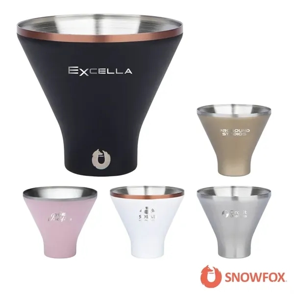 Snowfox® 8 oz. Vacuum Insulated Martini Cup... from ASI 67866 Logomark/Valumark