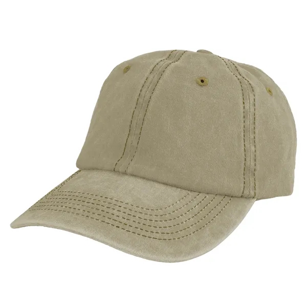 Washed Cap. 100% Washed Cotton Twill, 6 Panel, Low Profile,Unstructured Crown... from ASI 61125 Hit Promotional Products / Hit®