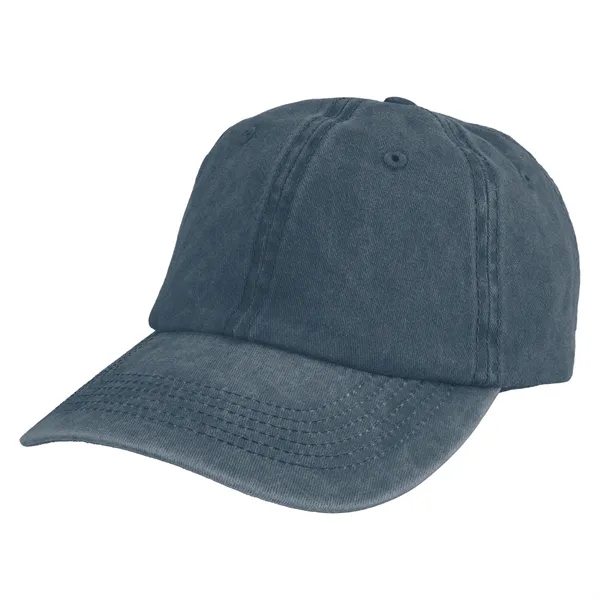 Washed Cap. 100% Washed Cotton Twill, 6 Panel, Low Profile,Unstructured Crown... from ASI 61125 Hit Promotional Products / Hit®