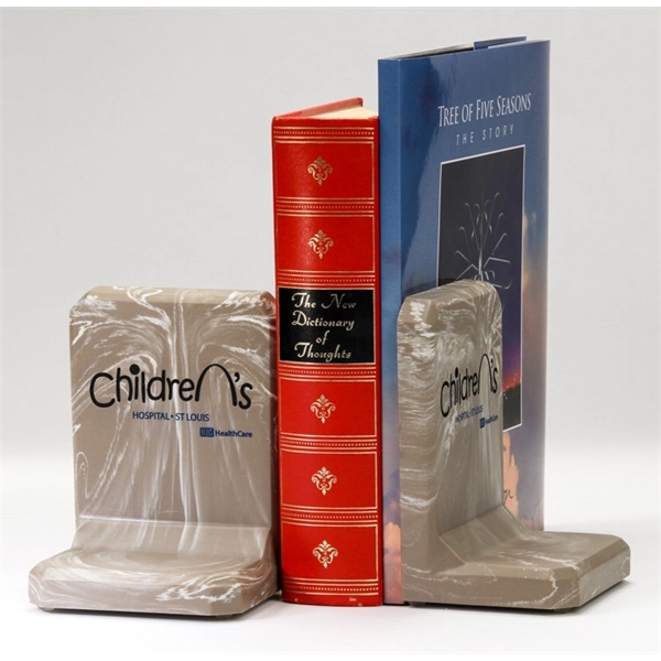 Cast stone Bookends. 4 1/2" x 3 1/2" x 6".... from ASI 89860 StoneyCreek / StoneyCreek®