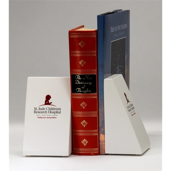 Wedge shaped bookends. 3.5" x 2.75" x 5.5".... from ASI 89860 StoneyCreek / StoneyCreek®
