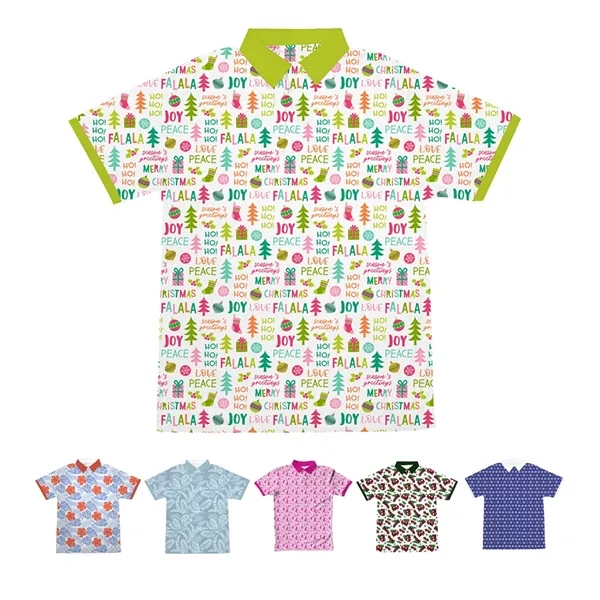 Pink ribbon polo with a moisture-wicking design, self-fabric collar and a... from ASI 61125 Hit Promotional Products / Hit®