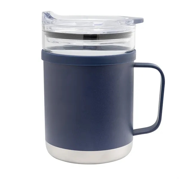 15 oz. mug with stainless steel exterior, borosilicate glass interior and... from ASI 61125 Hit Promotional Products / Hit®