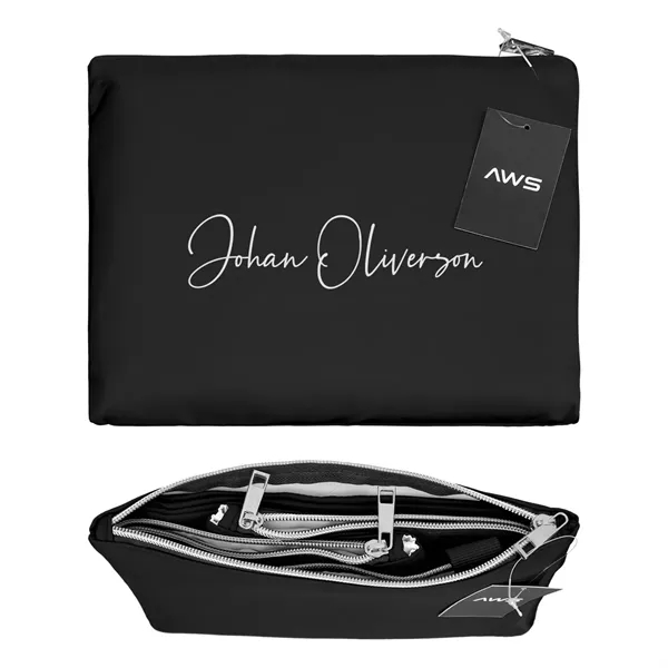 8" x 9.25" packable tote bag with trolley sleeve and pouch.... from ASI 61125 Hit Promotional Products / Hit®