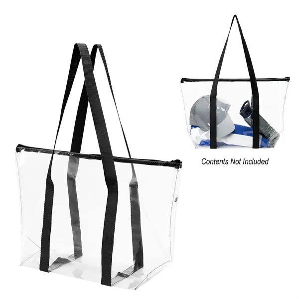 7" x 13" x 20" clear tote bag with 22" handles... from ASI 61125 Hit Promotional Products / Hit®