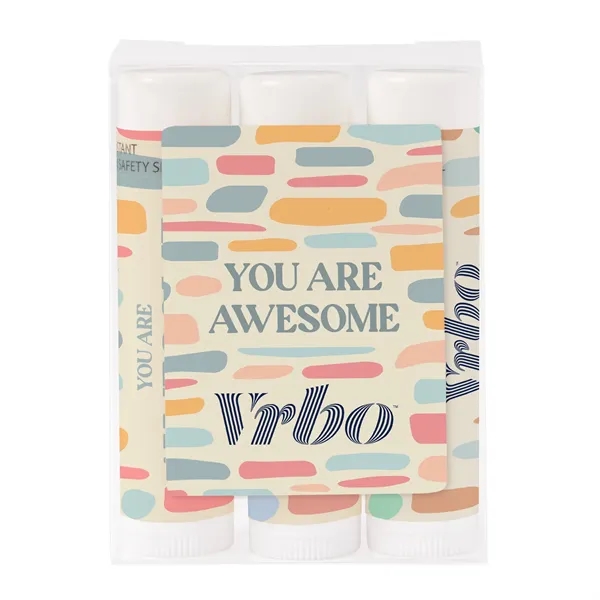 3 Pack Lip Balm SPF 15... from ASI 44900 NC Custom (CI/Lanco) / Lanco