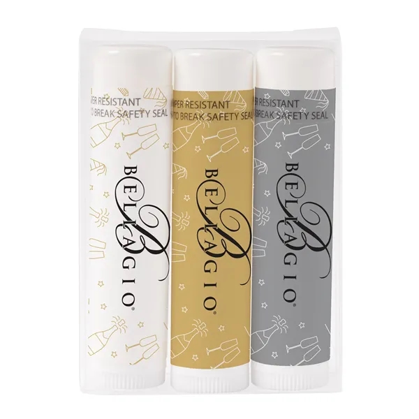 3 Pack Lip Balm SPF 15... from ASI 44900 NC Custom (CI/Lanco) / Lanco