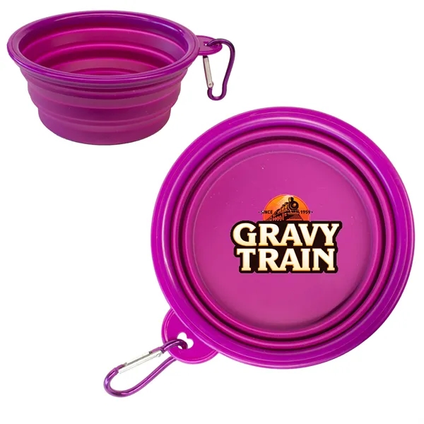 Collapsible pet bowl with carabiner.... from ASI 90807 Tekweld