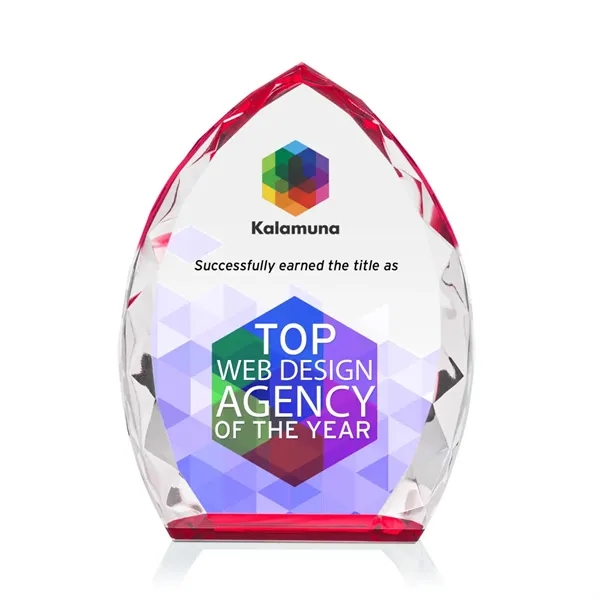 The opulent freestanding Wilton Optical VividPrint™ Award is a marvelous recognition... from ASI 84592 St Regis Group / St Regis