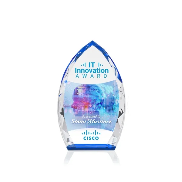 The opulent freestanding Wilton Optical VividPrint™ Award is a marvelous recognition... from ASI 84592 St Regis Group / St Regis