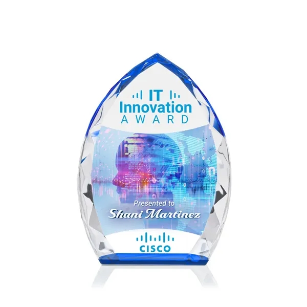 The opulent freestanding Wilton Optical VividPrint™ Award is a marvelous recognition... from ASI 84592 St Regis Group / St Regis