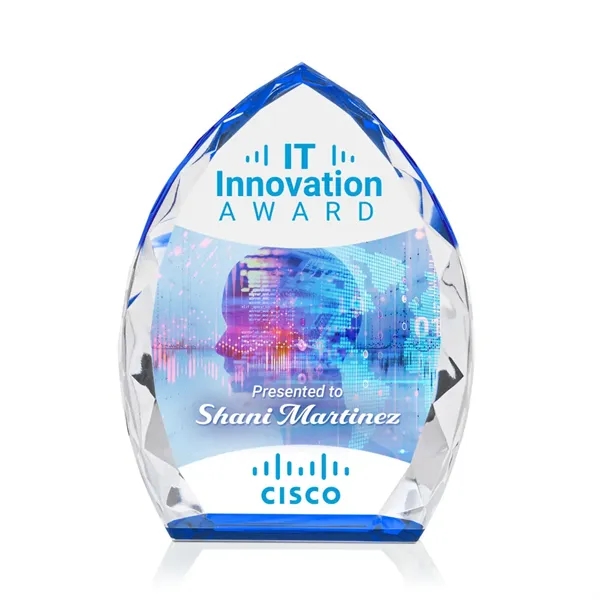 The opulent freestanding Wilton Optical VividPrint™ Award is a marvelous recognition... from ASI 84592 St Regis Group / St Regis