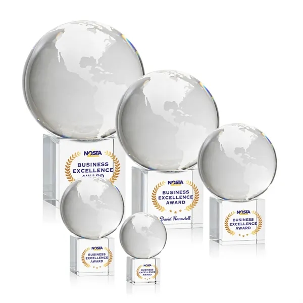 Globe on Cube VividPrint™ Award... from ASI 84592 St Regis Group / St Regis