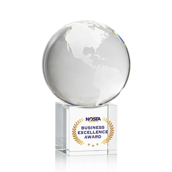 Globe on Cube VividPrint™ Award... from ASI 84592 St Regis Group / St Regis