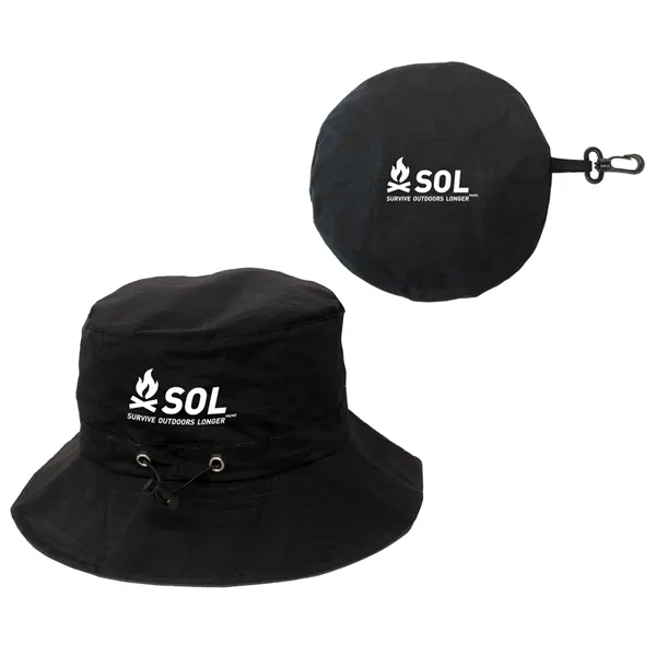 Bucket hat made of foldable and waterproof nylon.... from ASI 90807 Tekweld