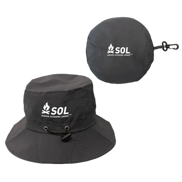 Bucket hat made of foldable and waterproof nylon.... from ASI 90807 Tekweld