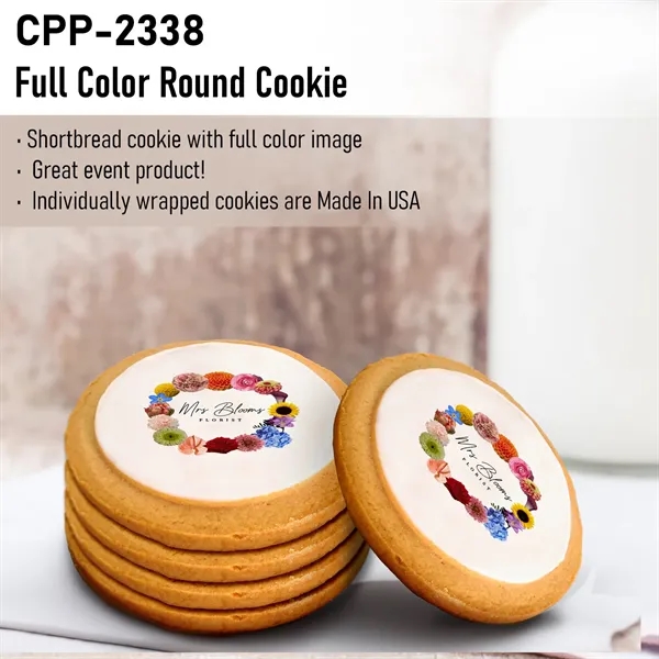 Full Color Round Cookie... from ASI 30208 A P Specialties / AP Specialties