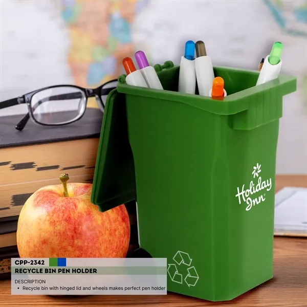 Recycle Bin Pen Holder... from ASI 30208 A P Specialties / AP Specialties